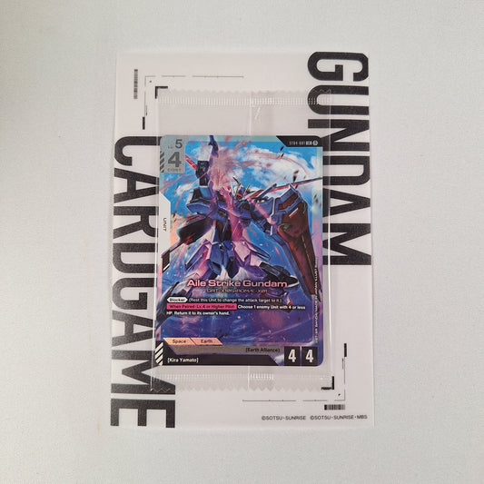 Gundam Card Game - English Beta - Sealed Aile Strike Gundam ST04-001 LR Ver.β