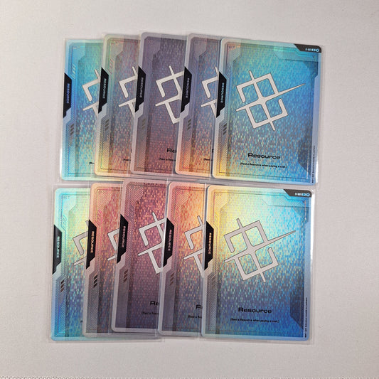 Gundam Card Game - English Beta - Foil Resource R-001 C+ Ver.β (x10)