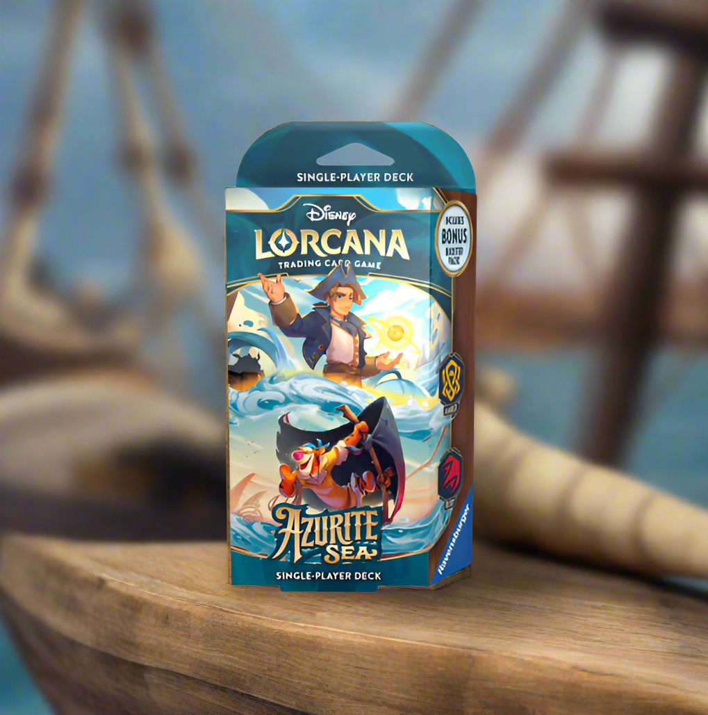 Disney Lorcana: Azurite Sea Starter Deck (Amber & Ruby)
