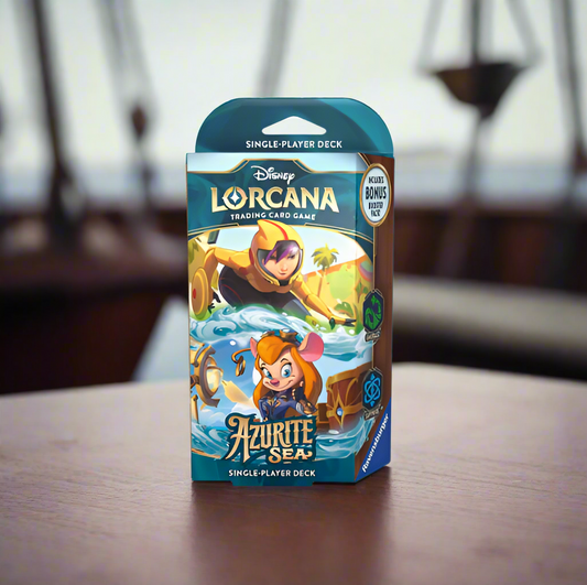 Disney Lorcana: Azurite Sea Starter Deck (Emerald & Sapphire)